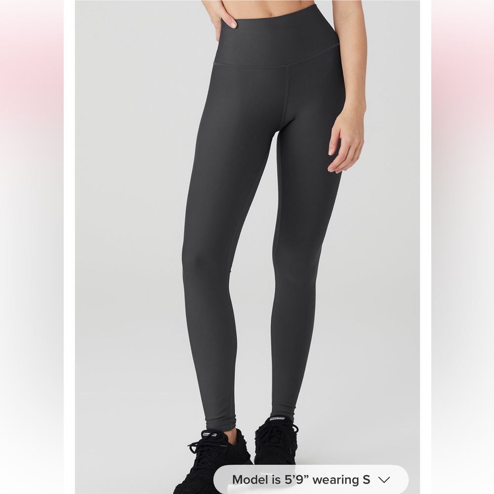 Alo High Waist Airlift leggings - Anthracite - size small